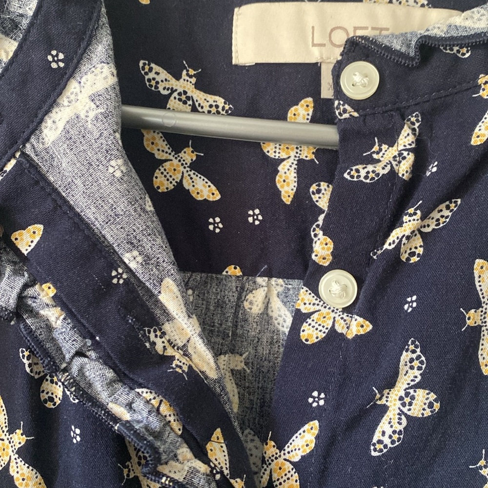 Loft Ruffle Cap sleeve blouse - Picture 3 of 5